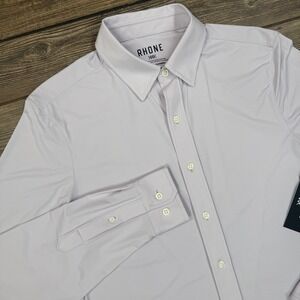 Rhone Mens Size Small Commuter Shirt Lavender Dusk Slim Fit Italian Stretch NWT